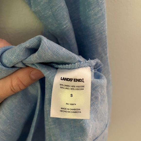 NWT Lands’ End Linen Tunic - Picture 4 of 5